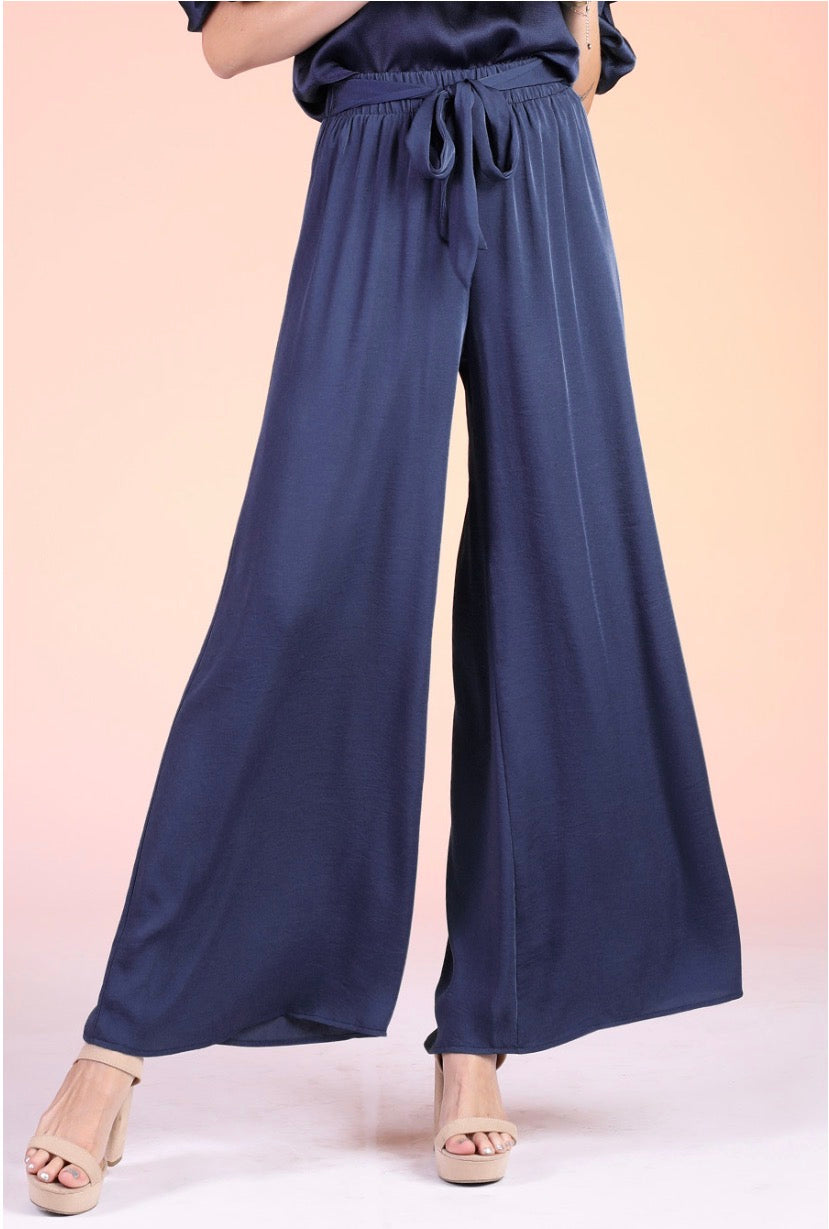 Satin Tie Pant