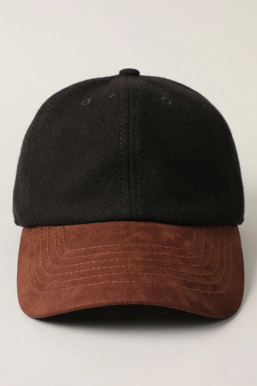 Wool Blend Casual Baseball Cap