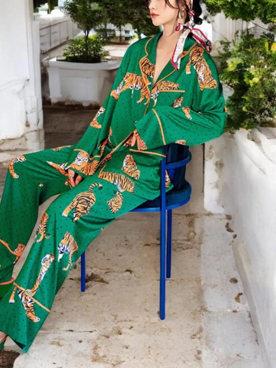 Satin Pajama Set