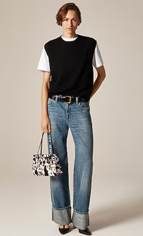 Loose Fit Sweater Vest
