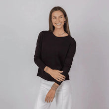 Load image into Gallery viewer, Perfect Length Tee Long Sleeve - Black
