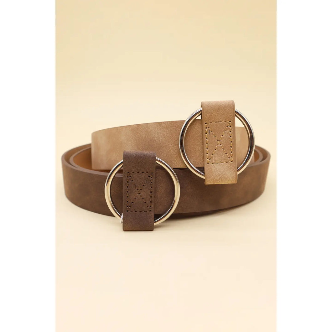 Round Buckle Belt