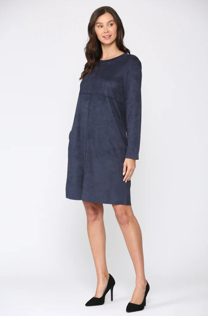 Aurora Suede Dress