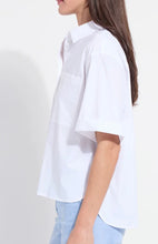 Load image into Gallery viewer, CORINNA OVERSIZED CROPPED SHIRT
