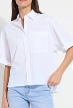 Load image into Gallery viewer, CORINNA OVERSIZED CROPPED SHIRT
