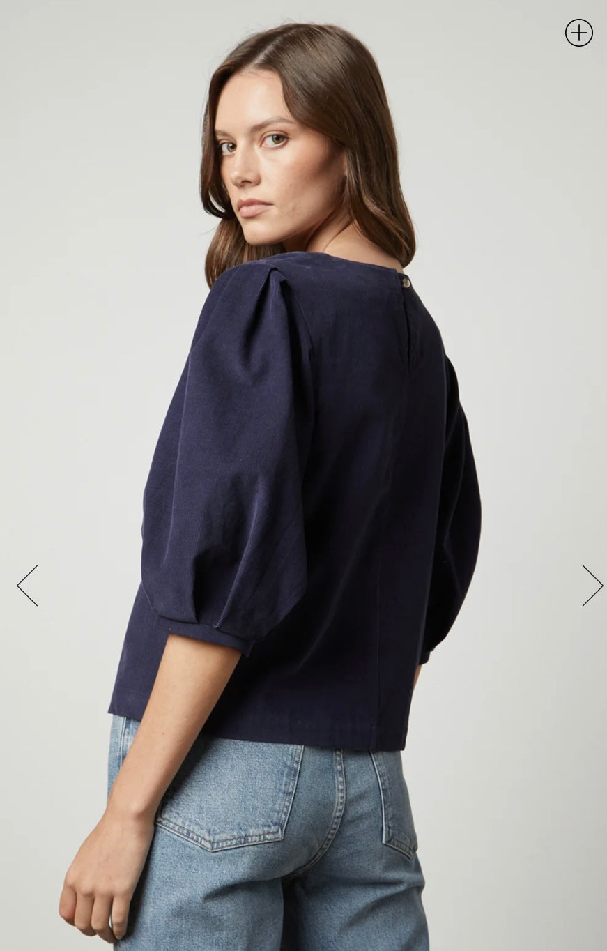 Tarah Top with Back Button