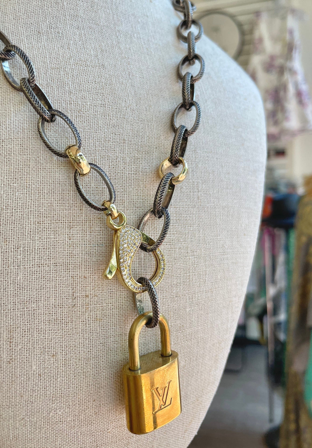 PAH Design mixed chain Vintage LV Lock