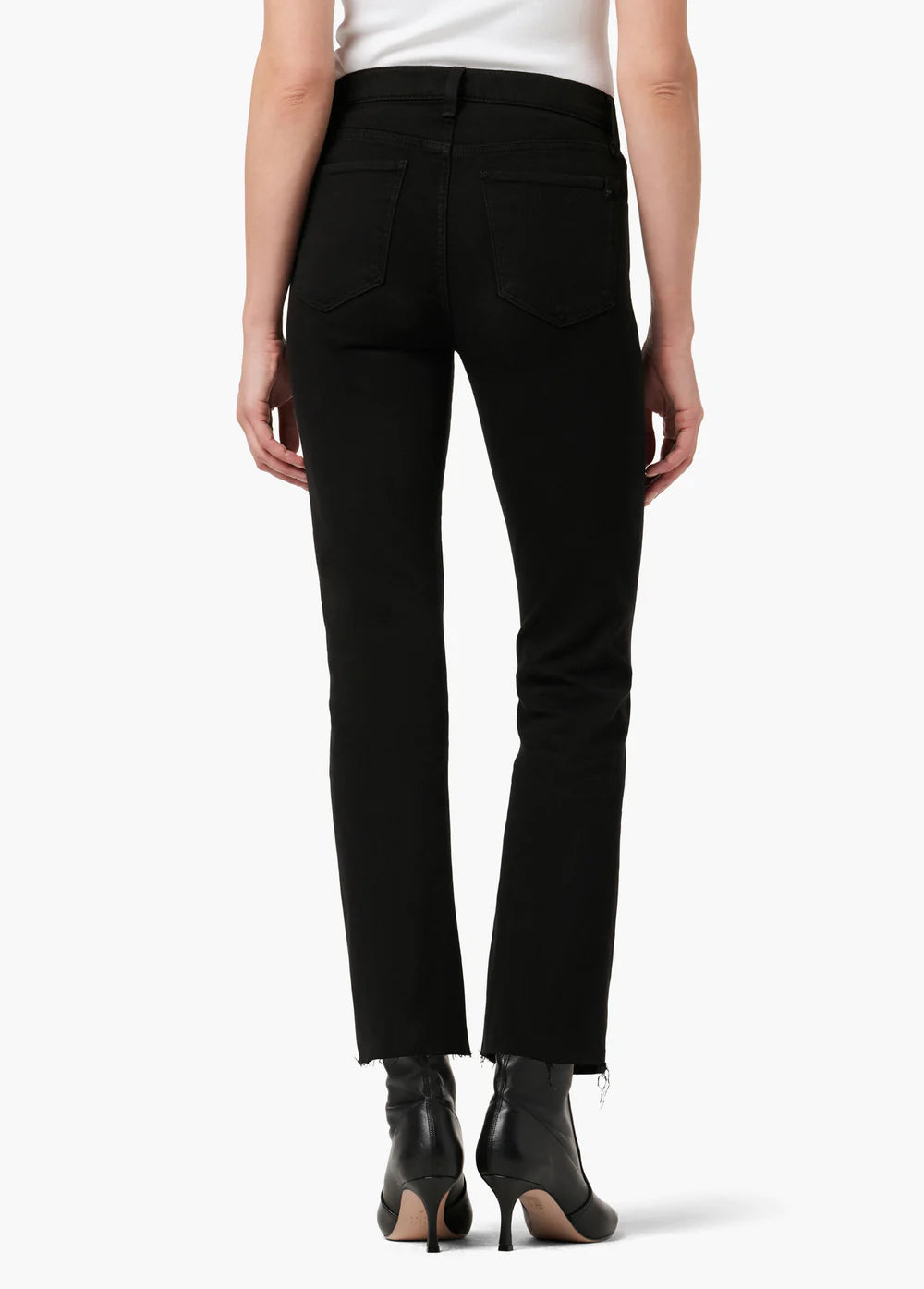 The Callie Raw Hem High Rise Cropped Boot