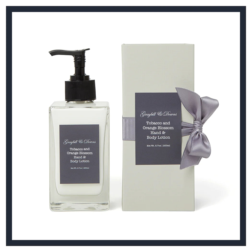 TOBACCO AND ORANGE BLOSSOM HAND & BODY LOTION