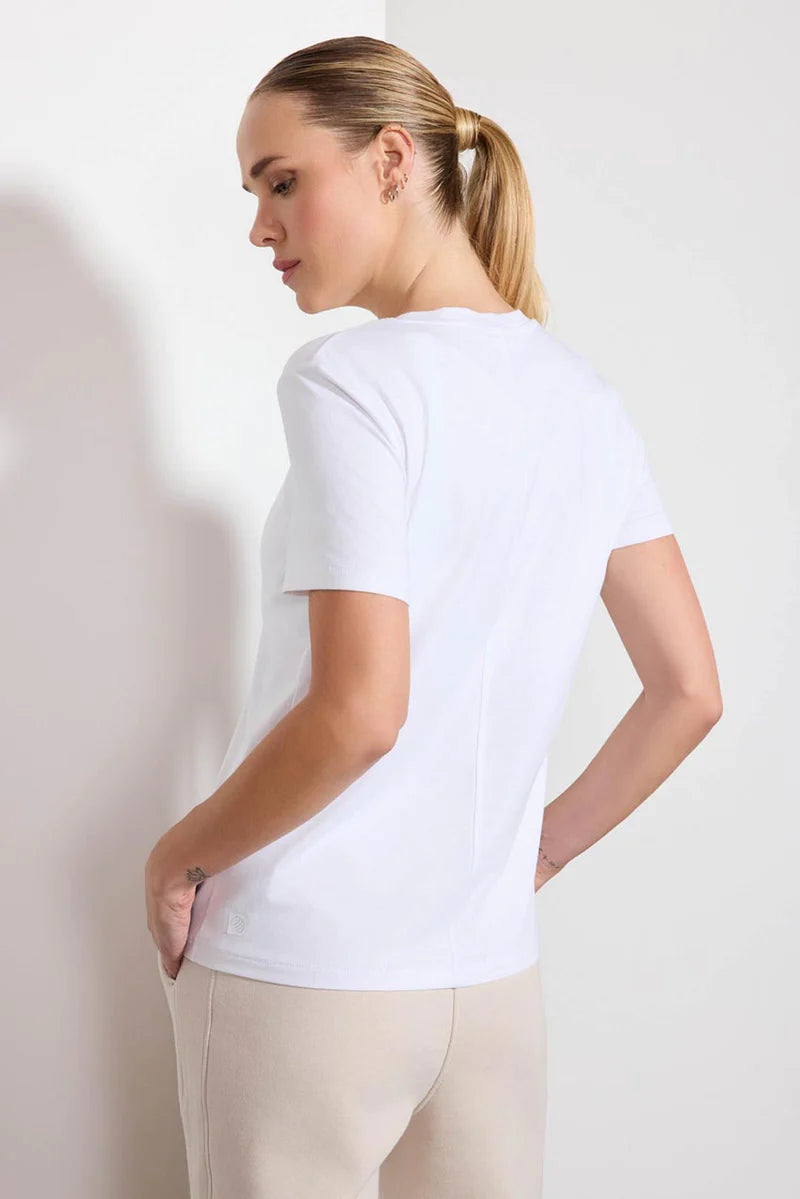 Pima Cotton Crew Neck Tee