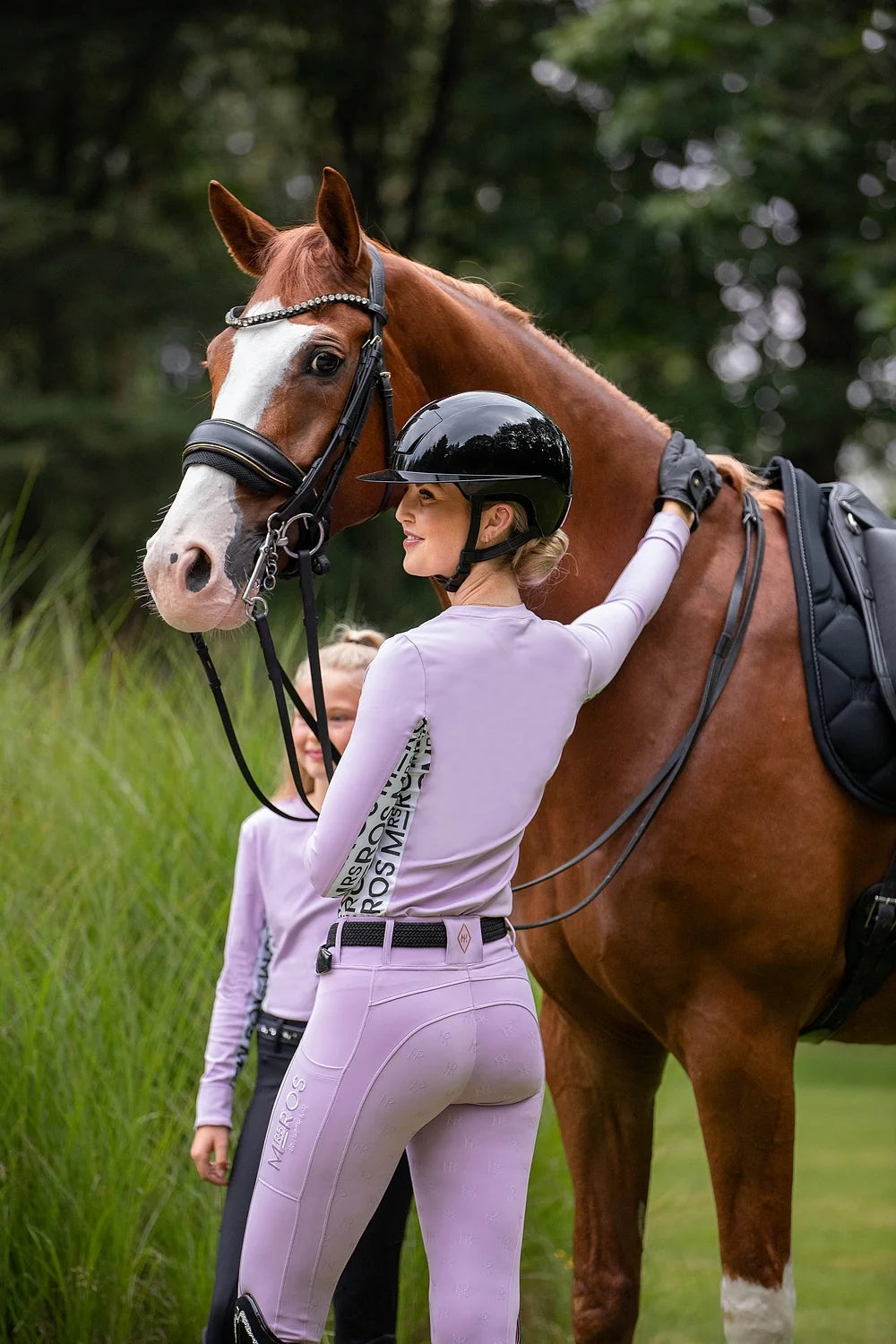 L’ Equitelier Silhouette Stretch Full Grip Riding Breeches