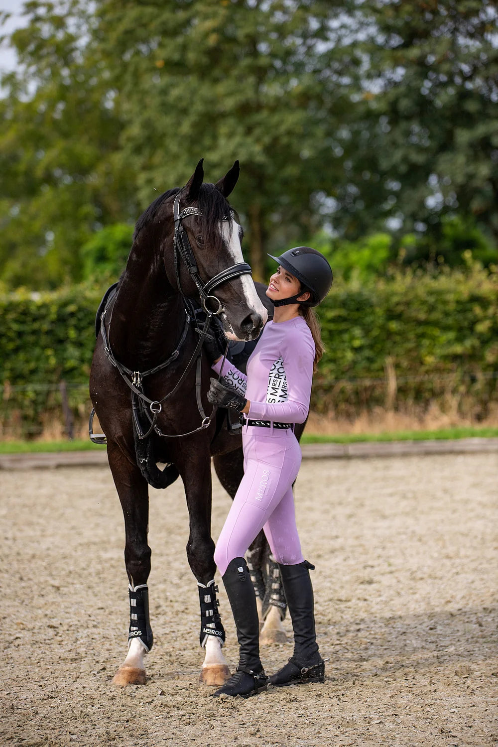 L’ Equitelier Silhouette Stretch Full Grip Riding Breeches