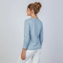 Load image into Gallery viewer, CLASSIC TEE DUSTY BLUE LONG SLV
