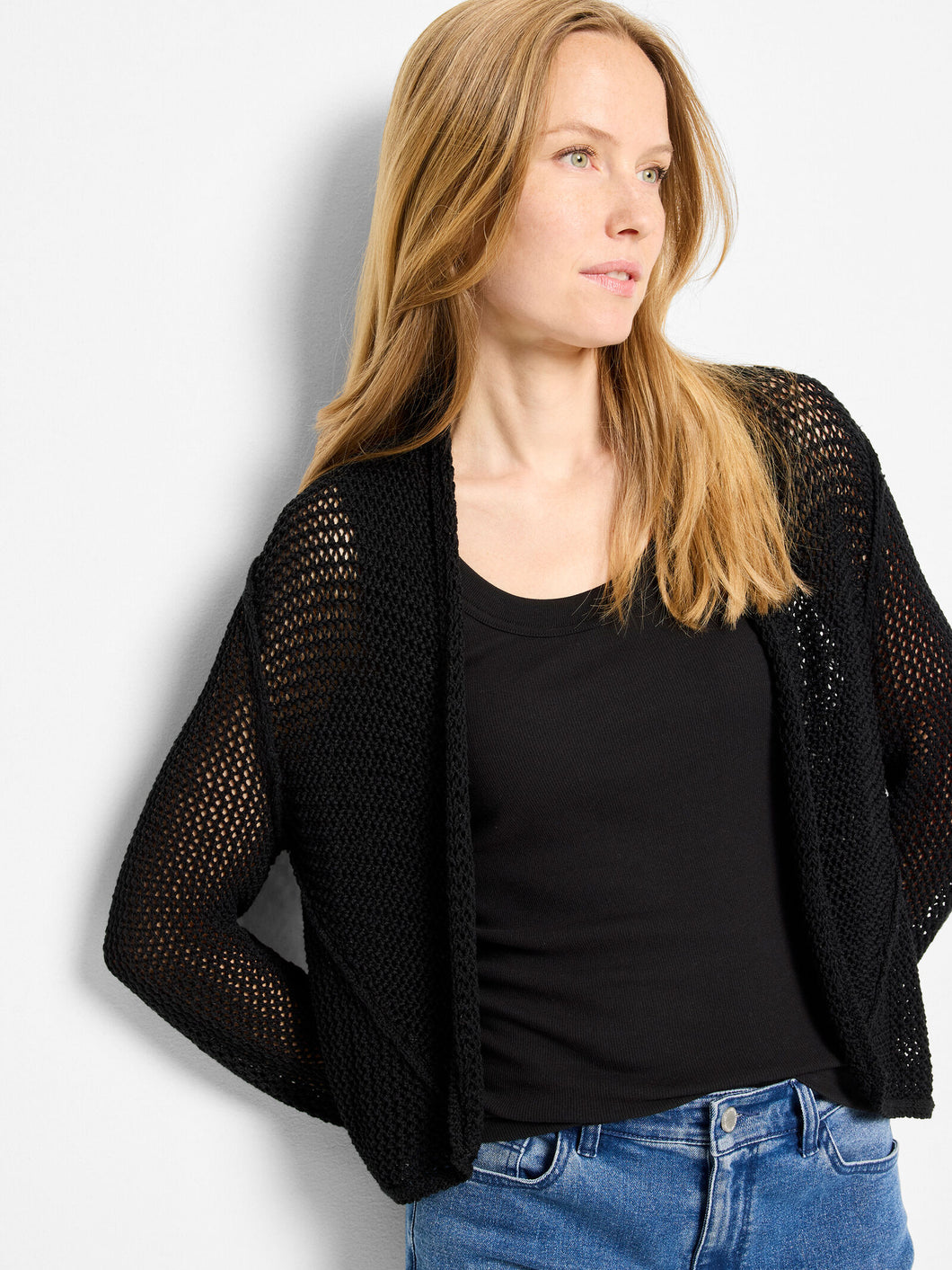 Mesh Shrug Cardigan