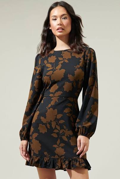 Floral Flounce Dress