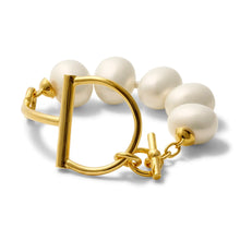 Load image into Gallery viewer, Pebble Pearl Bit Cuff
