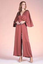 Load image into Gallery viewer, Satin Cape Jumpsuit
