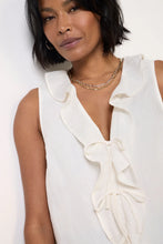 Load image into Gallery viewer, Lace up Ruffled Blouse
