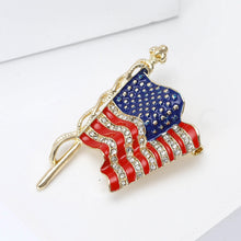 Load image into Gallery viewer, American Flag Brooch
