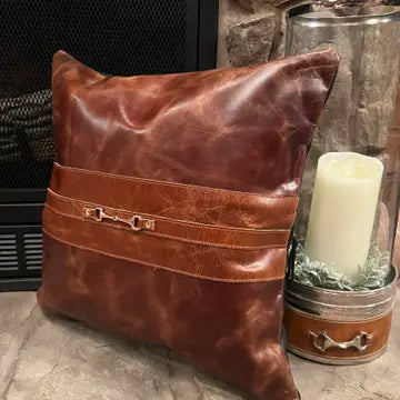 Snaffle Bit Pillow Cover