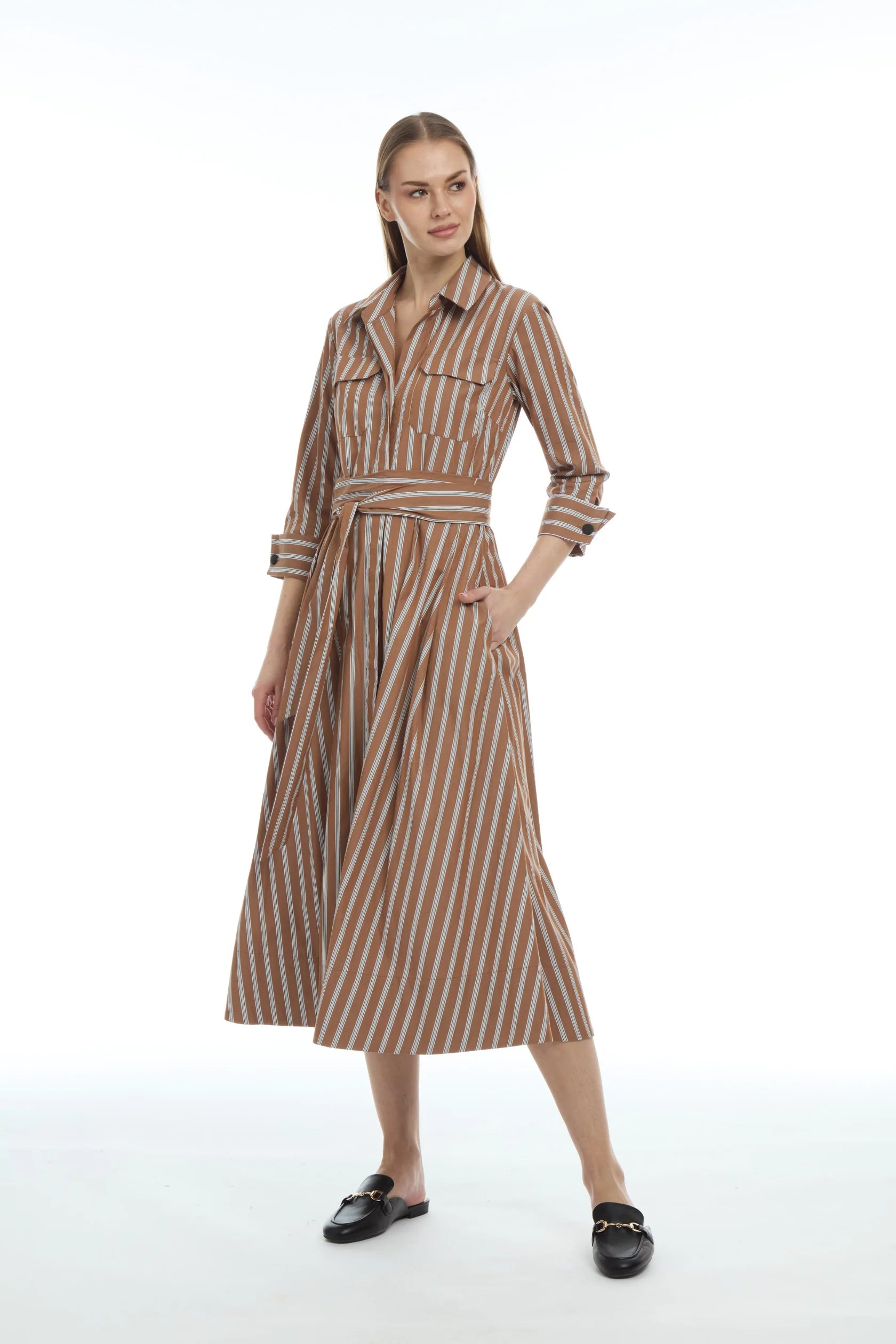 Aubrey 3/4 Sleeve Dress