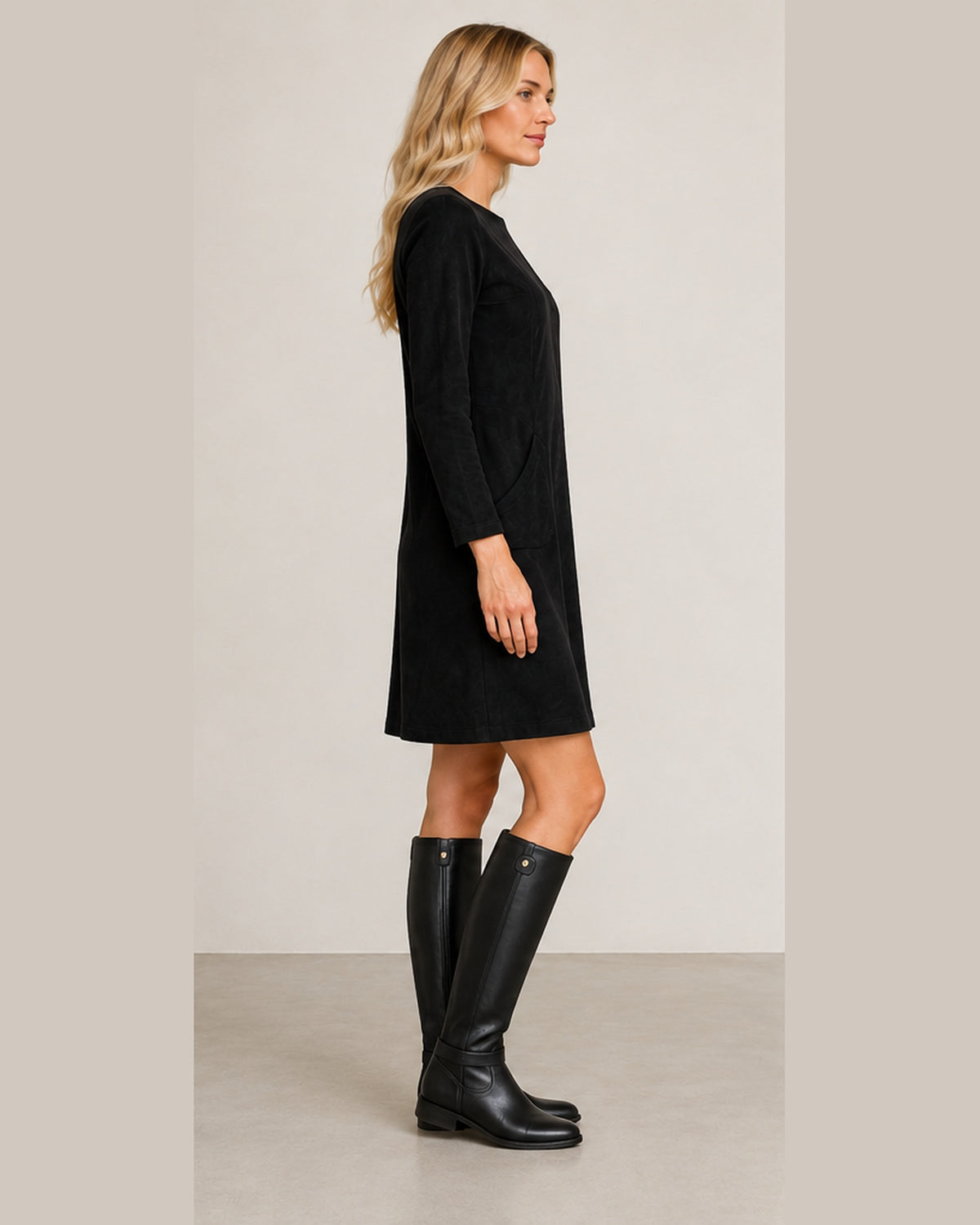 Aurora Suede Dress