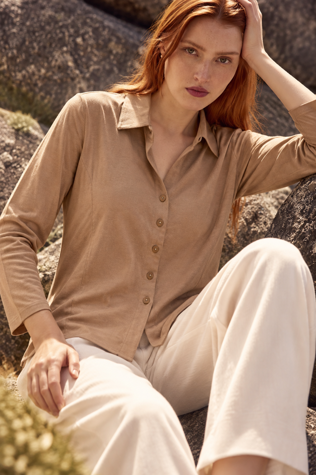 The Classic Button Down Tee