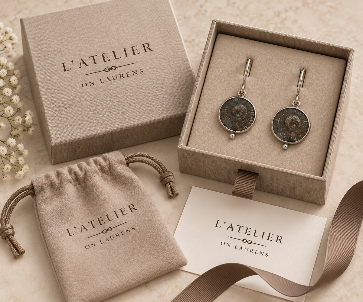Atelier Ancient Coin Drop Earrings