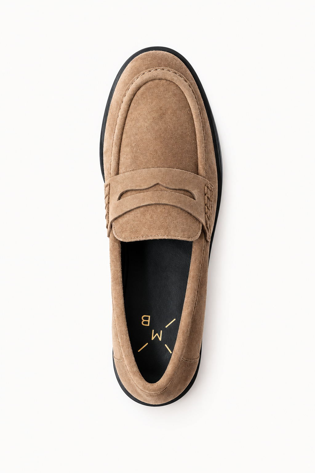 Emilia Taupe – Soft Leather Loafer Flats