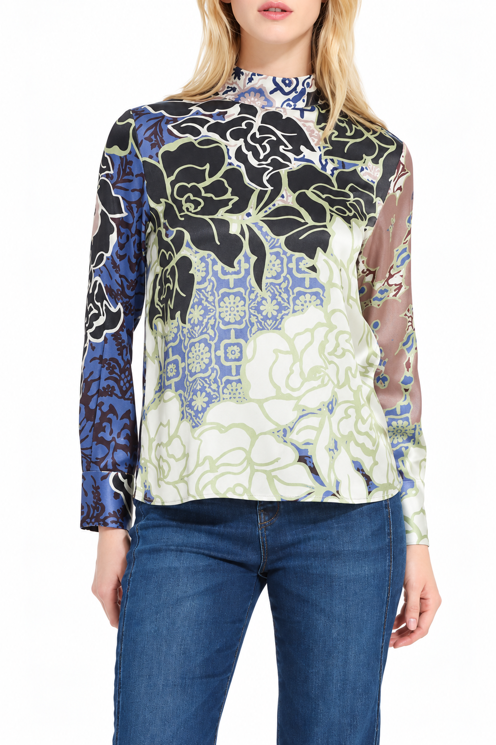 Seraphina Mock Neck Blouse