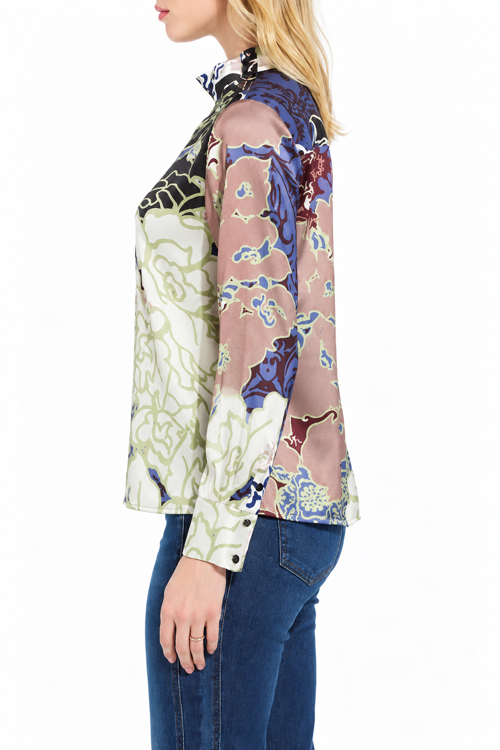 Seraphina Mock Neck Blouse