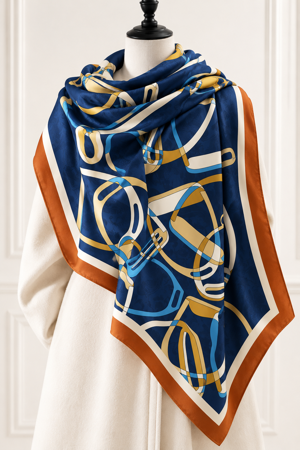 Midnight Stirrup Scarf