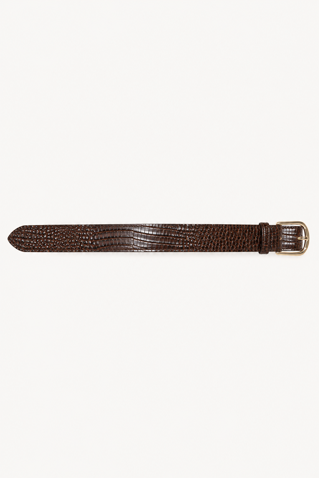 Croc Embossed Belt