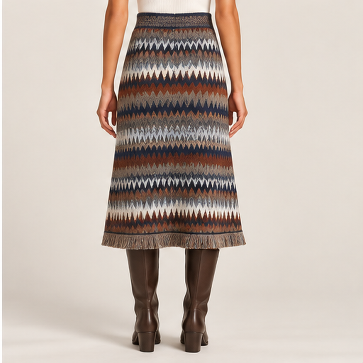 Milano Fringe Skirt