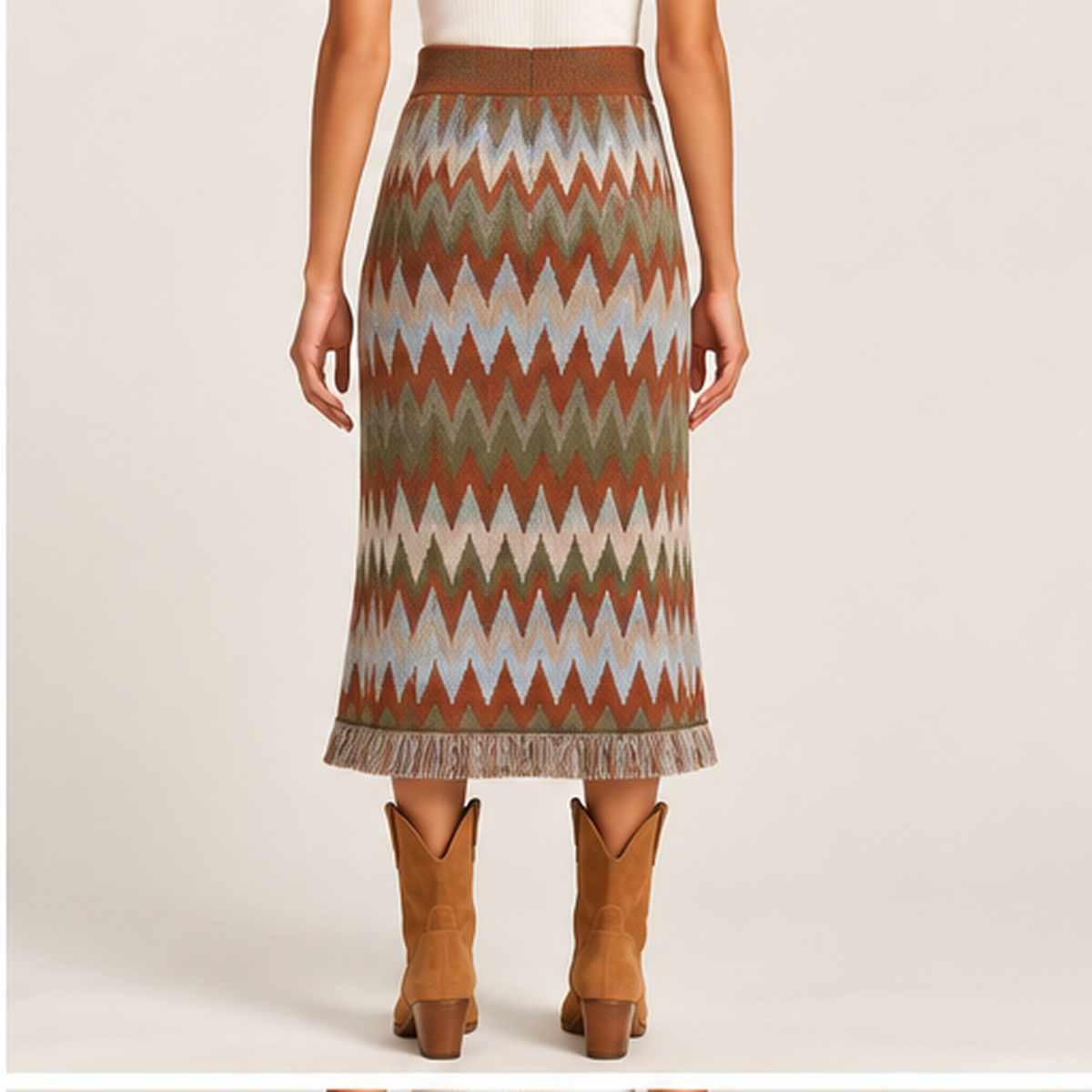 Milano Fringe Skirt